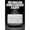 CEYLAN ADAM Q Klavye Türkçe Bluetooth Klavye Tüm Cihazlara Uyumlu Kablosuz