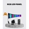CEYLAN ADAM RGB LED Panel – Çok Renkli, Kumandalı, USB Bağlantılı Yazı ve GIF Gösterimli Akıllı Lamba