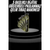 CEYLAN ADAM Saç Sakal Şekillendirici Tıraş Makinesi 5 Başlıklı Paslanmaz Çelik Bıçaklı Unısex