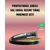 CEYLAN ADAM Şarjlı Saç Sakal Kesim Makinesi Detaylı Kesim İçin Hassas Başlıklı