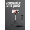 CEYLAN ADAM Selfie Çubuğu Tripod Bluetooth Kumandalı Selfie Çubuğu Telefon Tutucu
