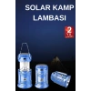 CEYLAN ADAM Solar Şarjlı Kamp Lambası Güneş Enerjili Kızaklı Kamp Feneri Çadır Feneri Led Işıldak