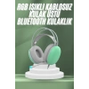 CEYLAN ADAM Unısex Yüksek Ses Kaliteli Yumuşak Kılıflı Kablosuz Kulak Üstü Bluetooth Kulaklık