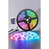 CEYLAN ADAM Yeni Nesil RGB Işıklı 10Metre Şerit Led Kumandalı Şarj Edilebilir