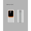 Mey İthalat® 10000 mAh Taşınabilir Powerbank Çift Çıkışlı Type-C ve Lightning Uyumlu