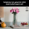 Mey İthalat® 10374  iconic Botanicals Pembe Gül Buketleri 789 parça +18 yaş