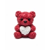 Mey İthalat® 10cm 3D Özel Baskı Kalpli Ayıcık Romantik Hediye Objesi