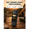 Mey İthalat® 180° Döner Lensli Mini Kamera 1080P Full HD Hareket Algılama 1200mAh