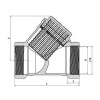 Mey İthalat® 2 1/2 Filtre Pislik Tutucu Pirinç