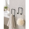 Mey İthalat® 2 Adet Çok Amaçlı Yapışkanlı Askı Ev Mutfak Banyo Düzenleyici