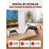 Mey İthalat® 2 Kollu Kablosuz 4K TV Uyumlu Klasik Oyun Konsolu