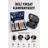 Mey İthalat® 2025 Model Çok Kordonlu Akıllı Saat ve Bluetooth Kulaklık El Fenerli