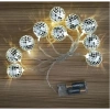Mey İthalat® 2m 10 LED Pilli Disko Toplu Işık