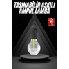 Mey İthalat® 3 Farklı Mod LEDli Şarjlı Asma Kancalı Kamp Lambası Taşınabilir Ampul