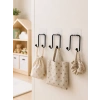 Mey İthalat® 3lü Duvar Tipi Yapışkanlı Askılık Ev ve Yaşam Alanları İçin Pratik Set