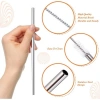 Mey İthalat® 3 Parça Paslanmaz Çelik Pipet Seti