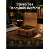 Mey İthalat® 3-ü-1 Arada Bluetooth Hoparlör – Işıklı Saat ve Gece Lambası Yeni Nesil