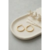 Mey İthalat® 316L Çelik Gold Renk 22 mm Halka Küpe