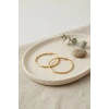 Mey İthalat® 316L Çelik Gold Renk 36 mm Halka Küpe