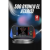 Mey İthalat® 3.5 İnç 500ü 1 Arada Klasik Oyun Konsolu Nostalji Oyunlu Atari