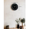 Mey İthalat® 36 Cm Beyaz Dekoratif Duvar Saati