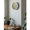 Mey İthalat® 36 Cm Beyaz Retro Dekoratif Duvar Saati