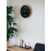 Mey İthalat® 36 Cm Kahverengi Dekoratif Duvar Saati