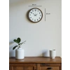 Mey İthalat® 36 Cm Kahverengi Dekoratif Duvar Saati