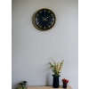 Mey İthalat® 36 Cm Kahverengi Modern Duvar Saati