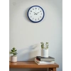 Mey İthalat® 36 Cm Lacivert Dekoratif Duvar Saati