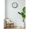 Mey İthalat® 36 Cm Mavi Çocuk Odası Duvar Saati
