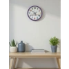 Mey İthalat® 36 Cm Mor Çocuk Odası Duvar Saati