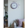 Mey İthalat® 36 Cm Mor Roma Rakamlı Dekoratif Duvar Saati