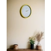 Mey İthalat® 36 Cm Sarı Dekoratif Duvar Saati