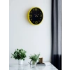 Mey İthalat® 36 Cm Sarı Gold Rakamlı Duvar Saati