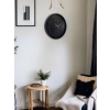 Mey İthalat® 36 Cm Siyah Dekoratif Duvar Saati