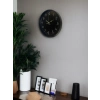 Mey İthalat® 36 Cm Siyah Dekoratif Duvar Saati