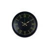 Mey İthalat® 36 Cm Siyah Dekoratif Duvar Saati