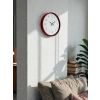 Mey İthalat® 36 Cm Standart Kırmızı Duvar Saati