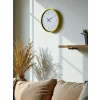 Mey İthalat® 36 Cm Standart Sarı Duvar Saati