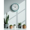 Mey İthalat® 36 Cm Turkuaz Dekoratif Duvar Saati
