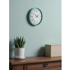 Mey İthalat® 36 Cm Turkuaz Dekoratif Duvar Saati