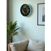 Mey İthalat® 36 Cm Turkuaz Dekoratif Duvar Saati