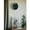 Mey İthalat® 36 Cm Turkuaz Dekoratif Duvar Saati