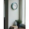 Mey İthalat® 36 Cm Turkuaz Dekoratif Duvar Saati