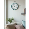 Mey İthalat® 36 Cm Turkuaz Dekoratif Duvar Saati