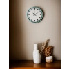 Mey İthalat® 36 Cm Turkuaz Sade Şık Duvar Saati