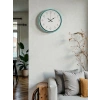 Mey İthalat® 36 Cm Turkuaz Standart Duvar Saati