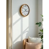 Mey İthalat® 36 Cm Turuncu Çocuk Odası Duvar Saati