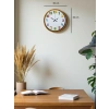 Mey İthalat® 36 Cm Turuncu Çocuk Odası Duvar Saati